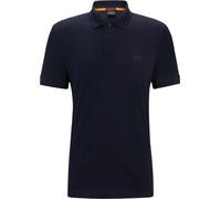 Polo Boss manches courtes bleu foncé PE Interlock Coupe normale