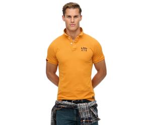 Polo brodÃ© Superdry Vintage Athletic Orange L
