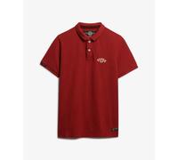 Polo brodÃ© Superdry Vintage Athletic Rouge 2XL