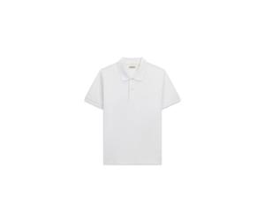 Polo brodé Guess Logo Blanc S