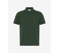Calvin Klein Polo Manches Courtes Homme Monogram Pique en Coton, Vert (Sycamore), M
