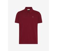 Calvin Klein Polo Manches Courtes Homme Monogram Pique en Coton, Rouge (Renaissance Red), M