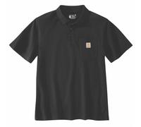 Polo Carhartt Midweight à manches courtes avec poche noire