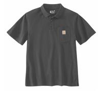 Polo Carhartt poids moyen avec poche gris anthracite