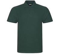 Polo classique à manches courtes pour homme - Style décontracté - Idéal pour le jardinage et la construction - Cadeau de Noël ou d'anniversaire pour tout maçon, électricien, vert bouteille, XXL