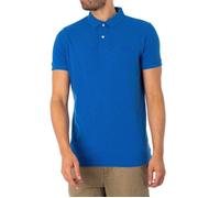 Polo classique en piqué - SUPERDRY - Homme - Bleu - Manches courtes - Col polo S