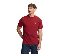Polo Club T-Shirt Basique Coton avec Logo Homme Grenat - T-Shirt Men