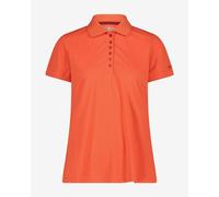 Polo CMP Piquet manche courte orange brillant femme - XS