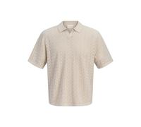 Polo col fendu Jack & Jones Tyler Beige M