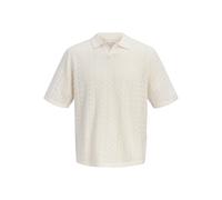 Polo col fendu Jack & Jones Tyler Blanc M