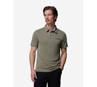 Columbia Polo Nelson Point manches courtes Stone Green L Homme