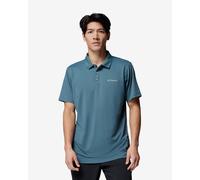 Columbia Tech Trail™ Utility Short Sleeve Polo Bleu S Homme