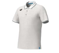 Polo coton Arena Team Solid Blanc S