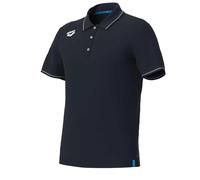 Polo coton Arena Team Solid Bleu XL