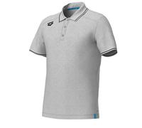 Polo coton Arena Team Solid Gris L