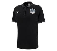 Polo coton femme Glasgow Warriors 2022/23 Noir M