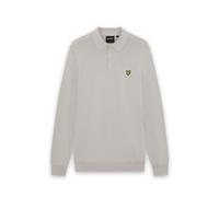 Polo coton mÃ©rino manches longues coton mÃ©rinos Lyle & Scott Beige S