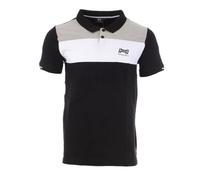 Polo Coton Mixte Noir - Hungaria - Tricolore - Col polo - Homme L