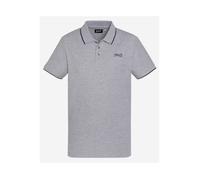 Polo coton piqué Paul - Schott - Homme - Gris - Droite - Manches courtes - Col polo S