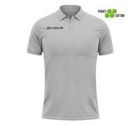 Polo coton piquet été enfant Givova Gris 10/12 ans