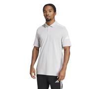Adidas Polo SQUADRA25 Coton – Gris clair/Blanc – Taille L