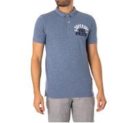 Polo Coupe Classique Avec Appliqué - Superdry - Homme - Bleu M