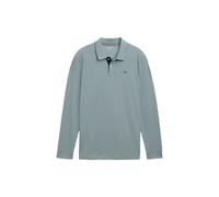 Polo coupe classique en col contrastÃ© Tom Tailor Gris S