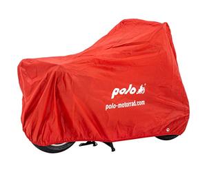 Polo Couvrir la Protection de la Poussière de Bâche Indoor Rouge Taille L = 270/146/67cm, Unisexe, Multipurpose, été, élastique, matériau robuste et respirant, sangle de serrage avec fermeture à clic