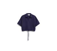 Polo crop femme Armedangels Compact Bleu XL
