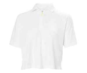Polo crop zippÃ© femme Helly Hansen Inshore Blanc XL