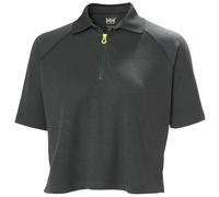 Polo crop zippé femme Helly Hansen Inshore Gris XS