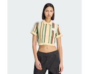 POLO CROPPED RAYÉ ADIDAS ORIGINALS SUMMER GLOW Easy Yellow XL