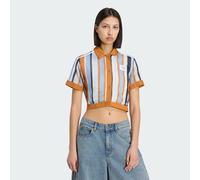 ADIDAS ORIGINALS T-shirt 'Glow' crème / bleu pastel / bleu clair / orange foncé, Taille XL