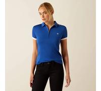 Polo d'équitation 1/4 de zip femme Ariat Bandera Team Bleu M