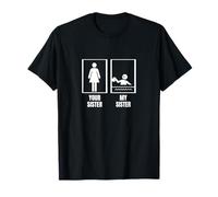 Polo de Bain Humoristique « Your Sister My Sister Brother » T-Shirt