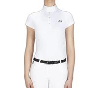 Polo de compétition équitation femme Equiline Isabel Blanc 2XL