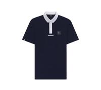 BOSS Chemise de concours d’équitation avec finitions en contraste - Style MARTY SHOW SHIRT HONEY COMB, B7M0403 Bleu foncé M