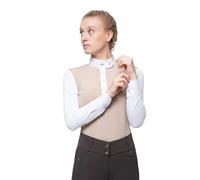 Polo de concours en lycra femme Premier Equine Rossini Beige 44