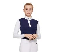 Polo de concours en lycra femme Premier Equine Rossini Bleu 36