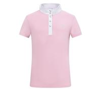 Polo de concours enfant Imperial Riding Basic Rose 10 ans