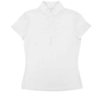 Polo de concours équitation femme Equithème Suzanne Blanc S