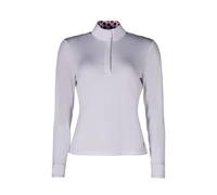 Polo de concours femme HKM Hunter Langarm Blanc 2XL