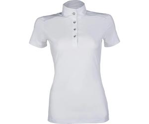 Polo de concours femme HKM Premium Blanc M