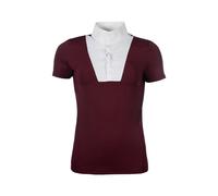Polo de concours femme HKM Virginia Rouge 2XL