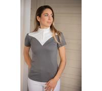 Polo de concours femme Pénélope Las Honey Gris M
