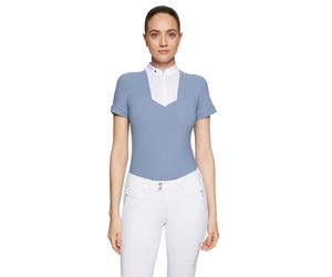 Polo de concours femme Samshield Anne-Gaelle Bleu M
