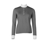 Polo de concours manches longues femme HKM Emilia Gris XL