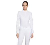 Polo de concours manches longues femme Samshield Louison Air Blanc M