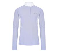 Polo de concours manches longues fille HV Polo Laura Violet 16 ans