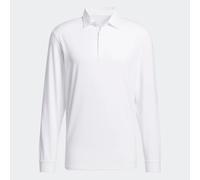 Polo de golf synthétique manches longues homme, Core blanc 2XL